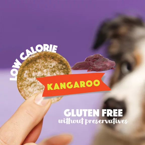 Smoofl Puffasztott rizs Chips kenguruhússal