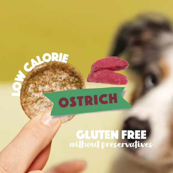 Smoofl Puffasztott rizs Chips strucchússal