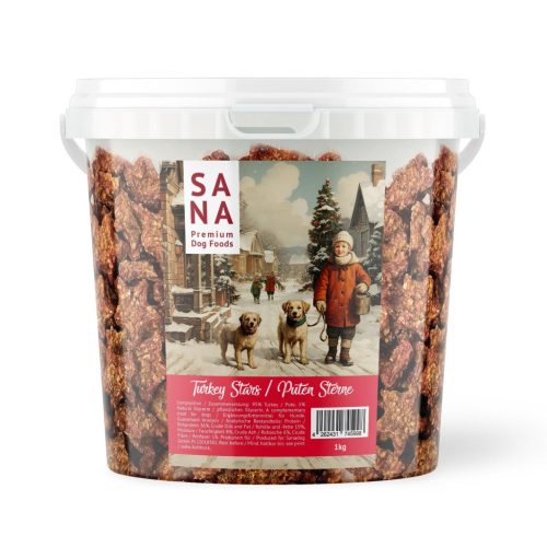 SANADOG 100% pulykahús csillagok 1kg