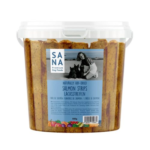 SANADOG Szárított lazacszeletek 800g