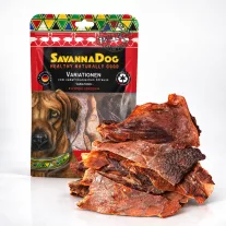   SavannaDog dél-afrikai strucc rágófalat-válogatás (gyomor, bél, hús, ín) 100 g