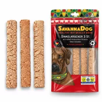 SavannaDog dél-afrikai struccos tönkölykeksz 3 db / 270 g