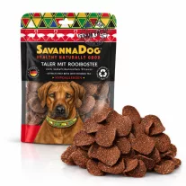   SavannaDog dél-afrikai strucchús tallérok rooibos teával 60 g