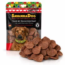   SavannaDog dél-afrikai strucc húskorongok buchu teával 60 g
