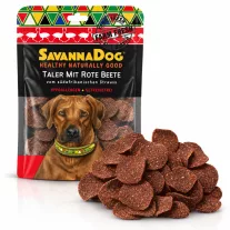 SavannaDog dél-afrikai strucchús tallérok céklával 60 g