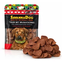   SavannaDog dél-afrikai strucchús tallérok sütőtökkel 60 g