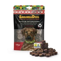SavannaDog dél-afrikai strucc hús falatok vajtökkel 100g