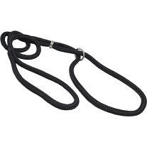 Felvezető póráz fekete 120cm x 7mm