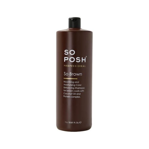 SO POSH So Brown Shampoo 1000ml - színerősítő sampon