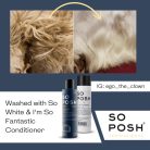 SO POSH So White Shampoo 250ml - fehérítő sampon