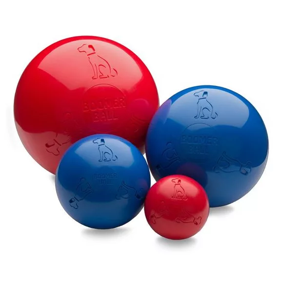 Boomer elpusztíthatatlan labda 11cm piros