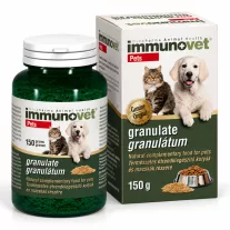   Immunovet Pets immunrendszert támogató granulátum kutyáknak és macskáknak 150 g
