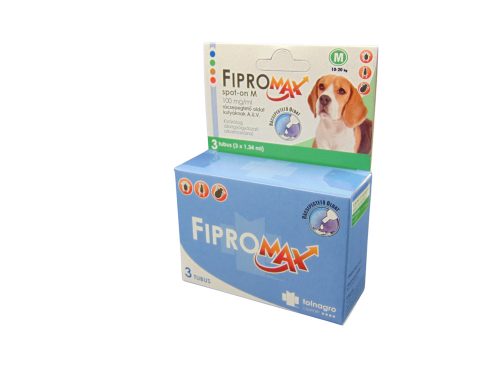 Fipromax Spot-On kutyáknak M 10-20kg 3db