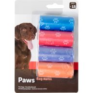 Flamingo Kutyaürülékzacskó 4x15db mancs mintával