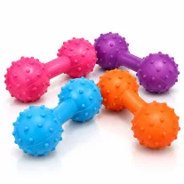   Flamingo csengős gumi apportjáték 12 cm – vegyes színekben