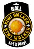 Kiwi Walker Let's Play! TPR labda 7cm narancs