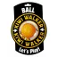Kiwi Walker Let's Play! TPR labda 7cm narancs