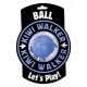Kiwi Walker Let's Play! TPR labda 7cm kék