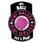 Kiwi Walker Let's Play! TPR labda 7cm pink