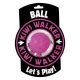 Kiwi Walker Let's Play! TPR labda 7cm pink