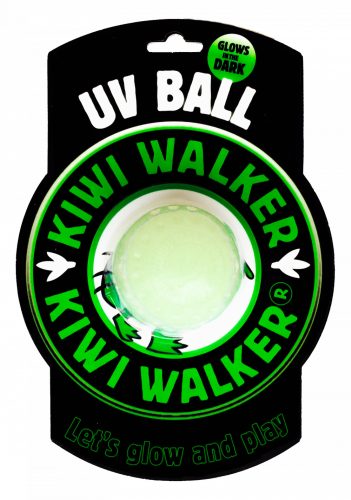 Kiwi Walker Let's Play! UV Glow TPR labda 7cm