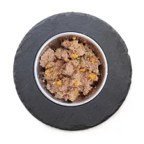 SANADOG párolt konzerv menü lóhús, quinoa, áfonya 400g