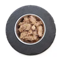 SANADOG párolt konzerv menü kacsa, cékla, szezámmag 400g