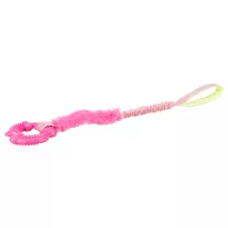 Bungee Rope - műszőrös játék gumi karikával 10x56cm
