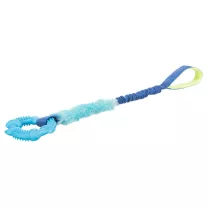 Bungee Rope - műszőrös játék gumi karikával 10x56cm