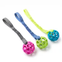   Trixie Bungee Rope lyukacsos TPR labdás rugalmas húzójáték 7 cm / 48 cm