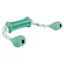 DENTAFUN gumijáték mentás rúd kötéllel 9/37cm