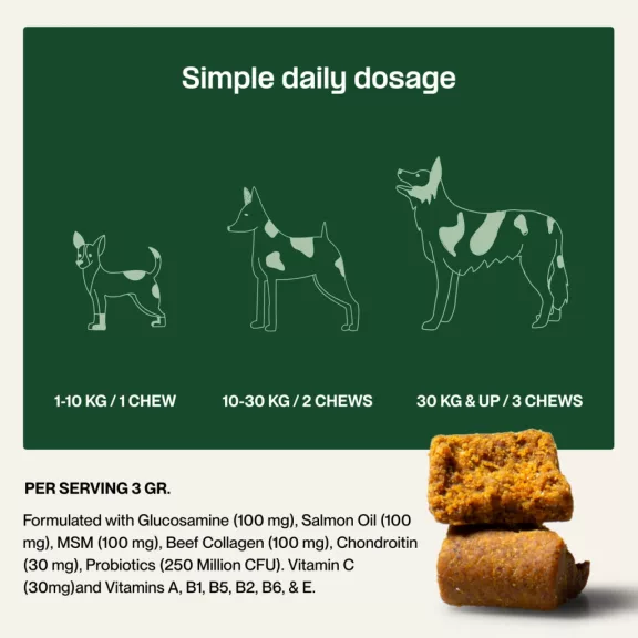 Doganics Core+ Daily Multivitamin komplex napi kiegészítő rágófalat 60 db