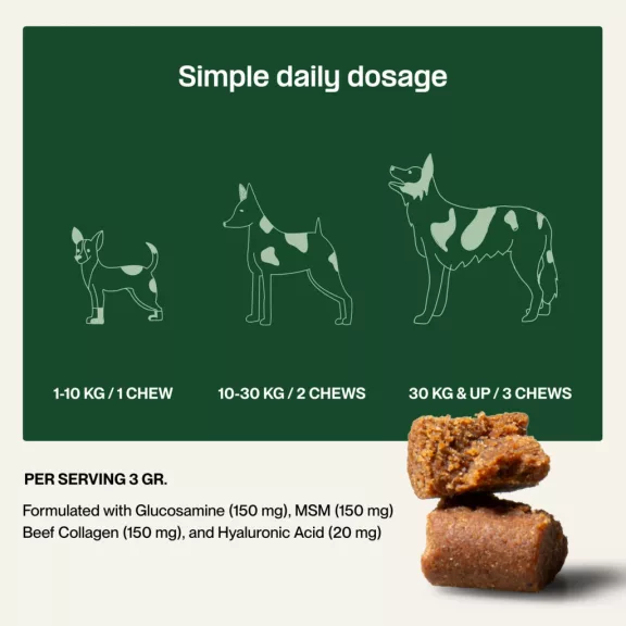 Doganics Active Hip & Joint ízület- és mozgástámogató puha rágófalat 60 db