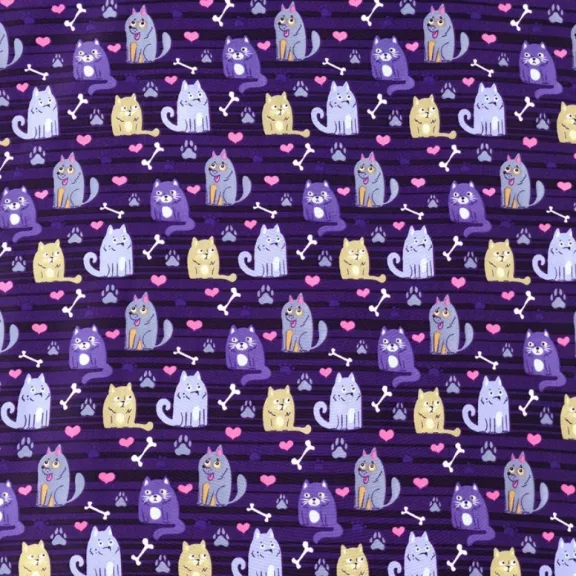 Artero Purple kutyás-macskás kutyakozmetikus felső – lila