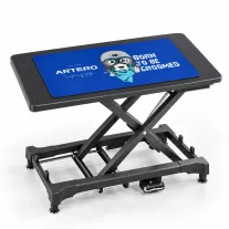   Artero Yoga csúszásgátló kutyakozmetikai asztallap-borítás – kék, 85 × 50 cm