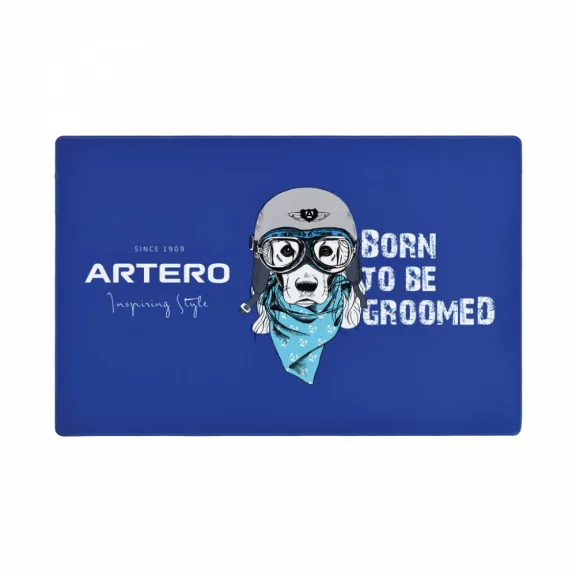 Artero Yoga csúszásgátló kutyakozmetikai asztallap-borítás – kék, 85 × 50 cm