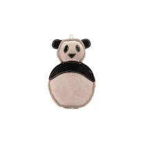 Bivalybőr Panda Természetes Kutyajáték 19cm