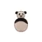 Bivalybőr Panda Természetes Kutyajáték 19cm