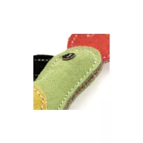 Bivalybőr Béka Természetes Kutyajáték kötéllel 29cm