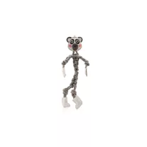   Bivalybőr Panda Természetes kutyajáték fonott kötéltestű 44cm