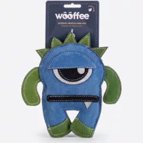   Wooffee bivalybőr szörny kókuszrost töltettel természetes kutyajáték 19 cm