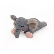 ZippyPaws Snooziez with Shhhqueaker elefánt 30cm