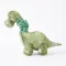 ZippyPaws Bungee Buddiez rugalmas nyakú dinoszaurusz plüss kutyajáték 30 cm