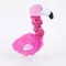 ZippyPaws Bungee Buddiez rugalmas nyakú flamingó plüss kutyajáték 34 cm