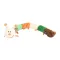 ZippyPaws karácsonyi hernyó 81cm - 6 sípolóval