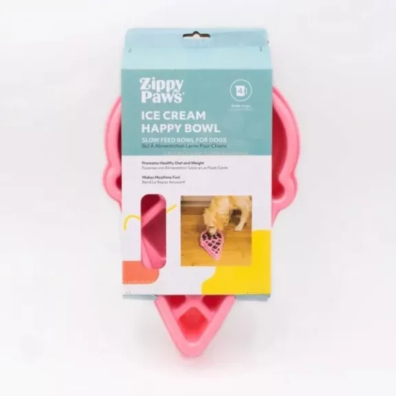 ZippyPaws Happy Bowl - evéslassító tál 950ml fagyi