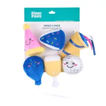 ZippyPaws 6db mini figura - szülinapi party pack