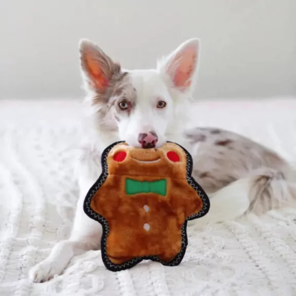 ZippyPaws Z-Stitch Christmas Edition Skinny Peltz Mézeskalács 32cm