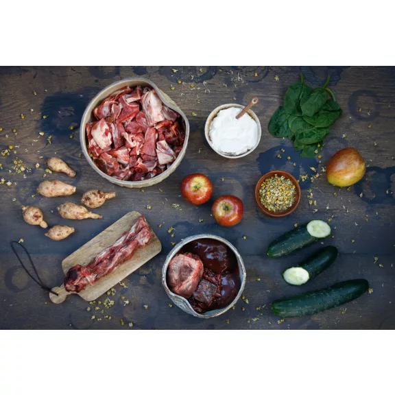 Paul&Paulina My Signature Párolt Menü No6 - kecske, spenót, uborka 410g