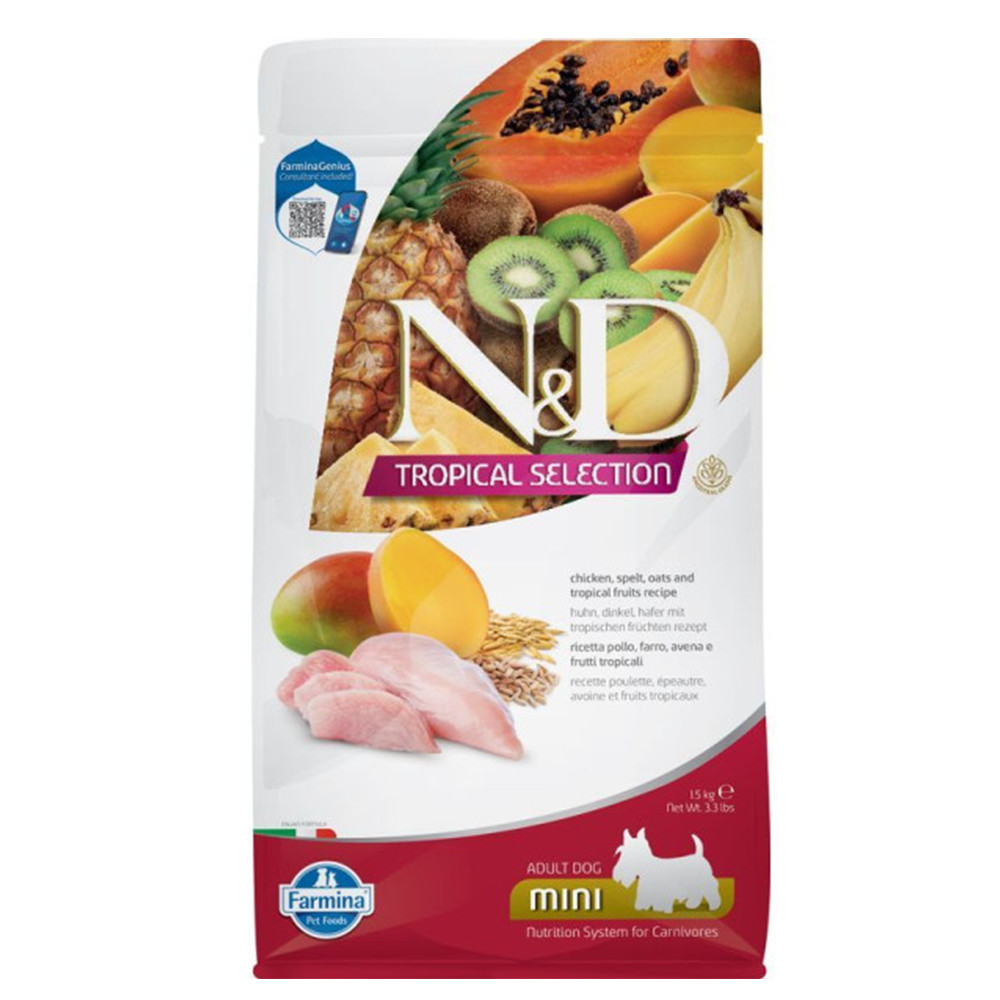 N&D Tropical Selection Dog Chicken Adult Mini 1,5kg